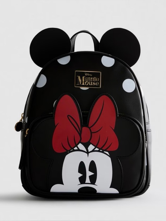 Disney Other - NWT! Disney Minnie Mouse Black Backpack with Red Bow & Polka Dots